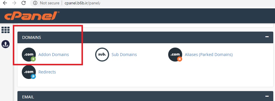 آموزش Addon Domains در هاست رایگان